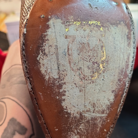 Vintage Botas Je-Ver Men's Western Leather Style 3438 Boots & Bag - Picture 5 of 5